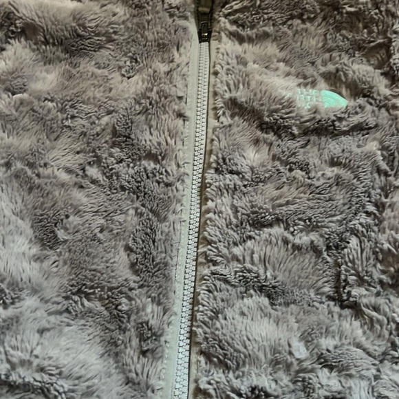 The North Face girls reversible puffer jacket size medium (10/12) teal and grey - Picture 10 of 10